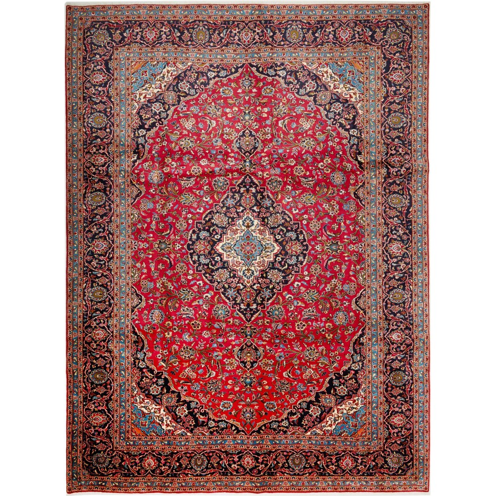 Tappeto Ardakan Persia marrone giallo 297x393