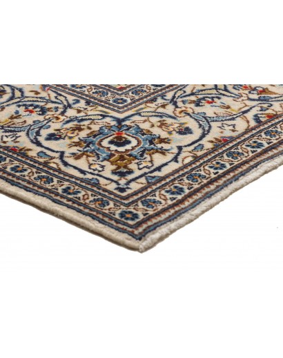 Tappeto Kashan Persia bianco marrone 195x293