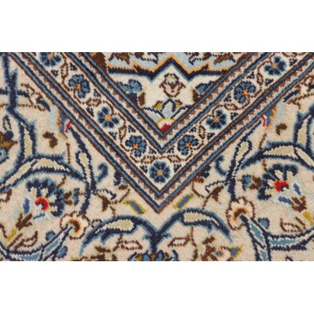 Tappeto Kashan Persia bianco marrone 195x293