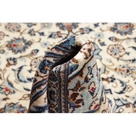 Tappeto Kashan Persia bianco marrone 195x293