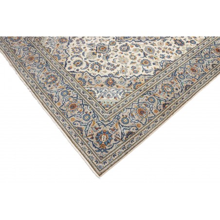 Tappeto Kashan Persia beige grigio 194x307