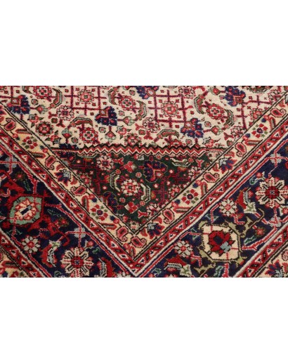 Tappeto Tabriz Persia marrone giallo 200x304