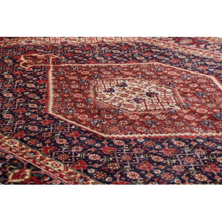 Tappeto Tabriz Persia marrone giallo 200x304