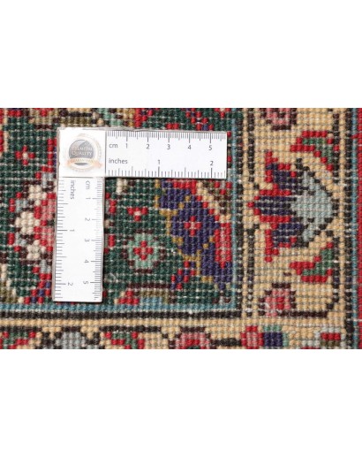 Tappeto Tabriz Persia marrone giallo 200x304