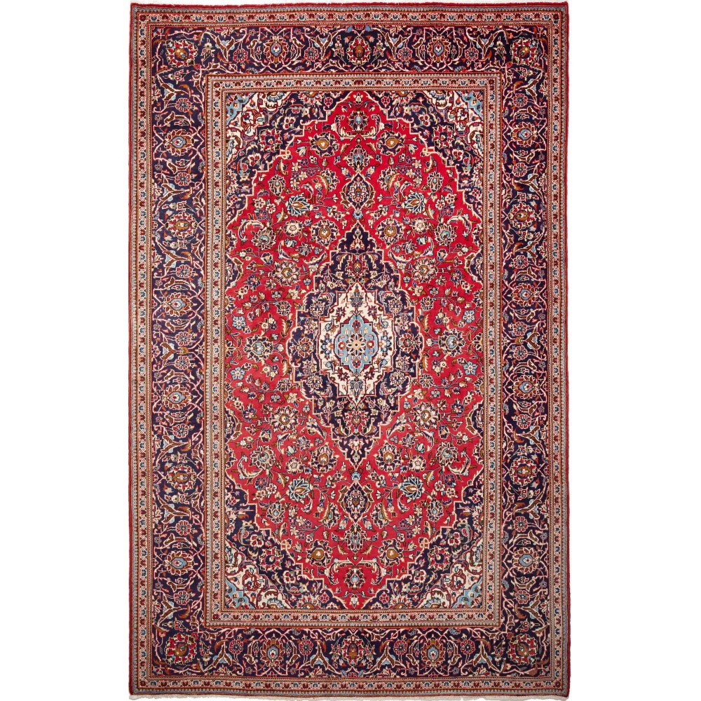 Tappeto Ardakan Persia marrone bianco 197x308