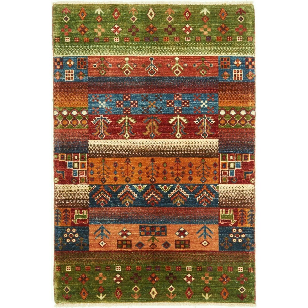 Tappeto Fun Collection Pakistan marrone giallo 84x122 Tappeto Fun Collection Pakistan marrone giallo 84x122