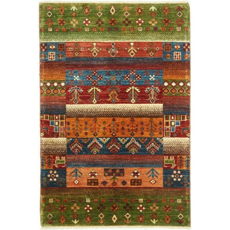 Tappeto Fun Collection Pakistan marrone giallo 84x122