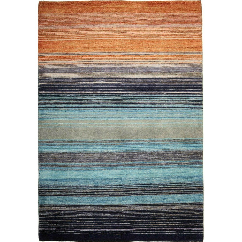 Tappeto Royal Gabbeh Pakistan bianco blu 170x247 Tappeto Royal Gabbeh Pakistan bianco blu 170x247