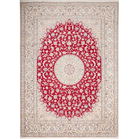 Tappeto Nain 9La Persia bianco marrone 293x413