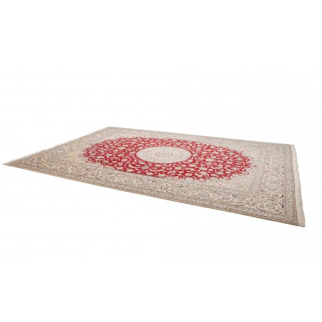 Tappeto Nain 9La Persia bianco marrone 293x413