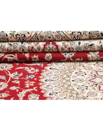 Tappeto Nain 9La Persia bianco marrone 293x413