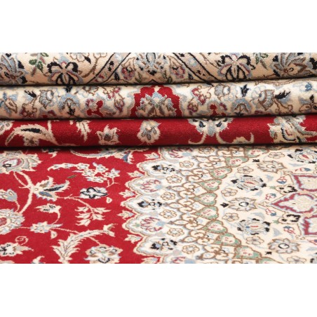 Tappeto Nain 9La Persia bianco marrone 293x413