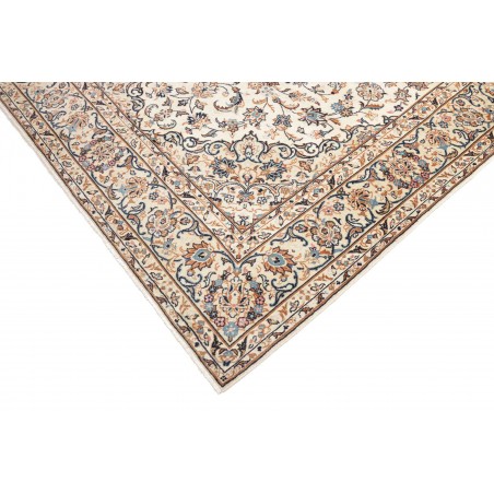 Tappeto Kashan Persia bianco grigio 197x300