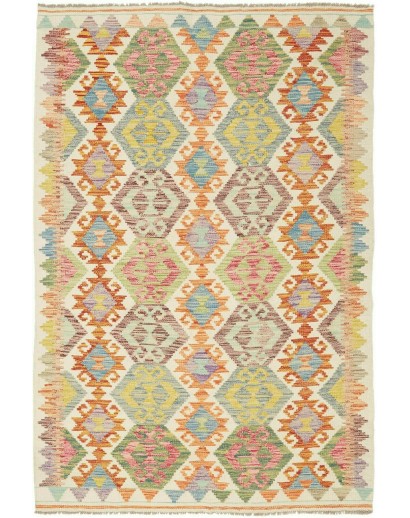 Tappeto Kilim Afghanistan marrone 120x179