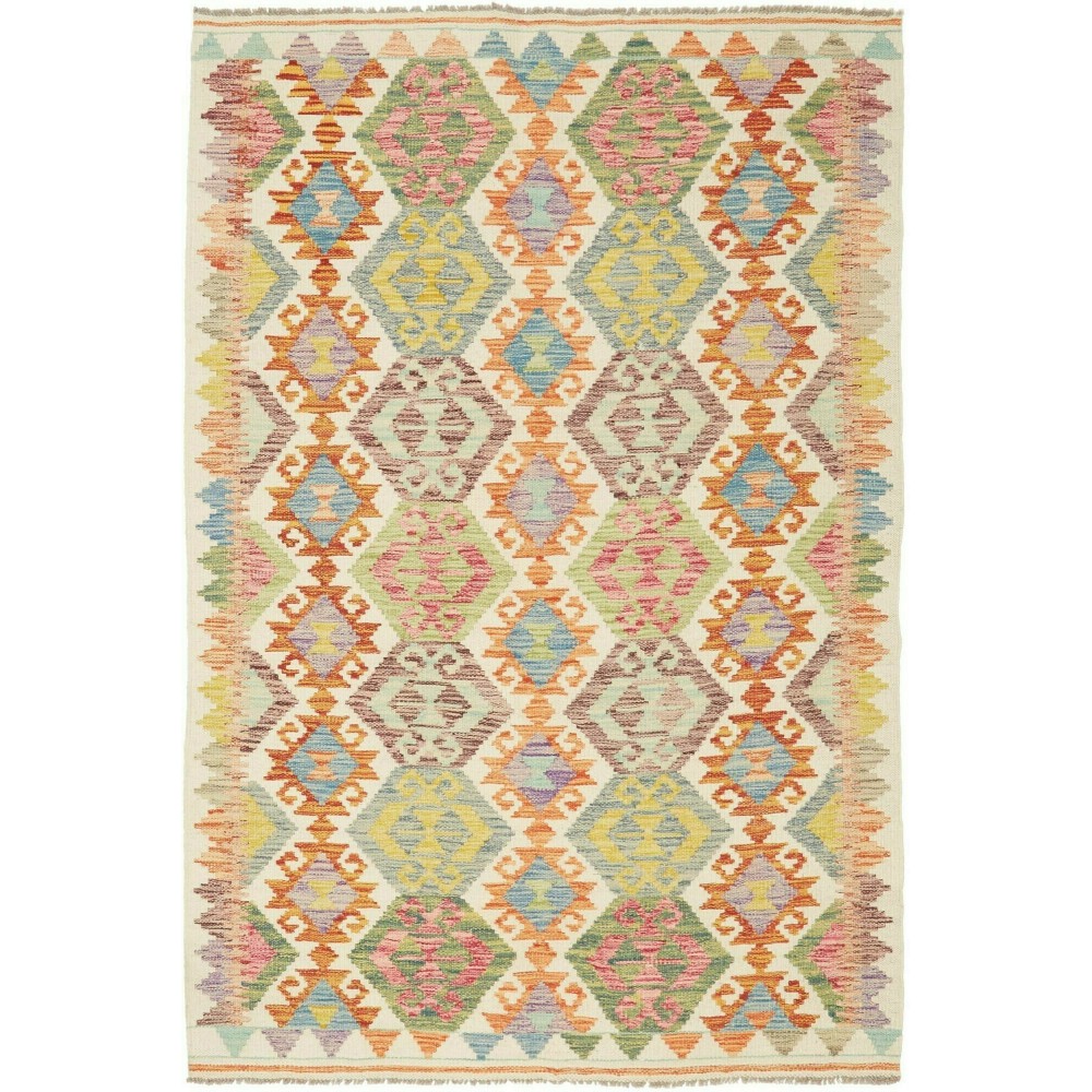 Tappeto Kilim Afghanistan marrone 120x179