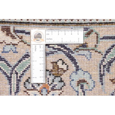 Tappeto Kashan Persia bianco grigio 197x300
