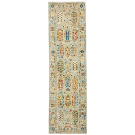 Tappeto Tribal Pakistan marrone grigio 78x242
