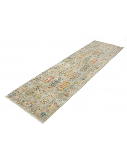 Tappeto Tribal Pakistan marrone grigio 78x242