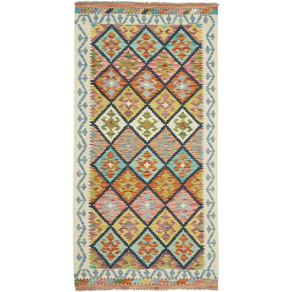 Tappeto Kilim Afghanistan marrone 99x200