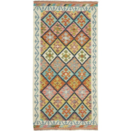 Tappeto Kilim Afghanistan marrone 99x200