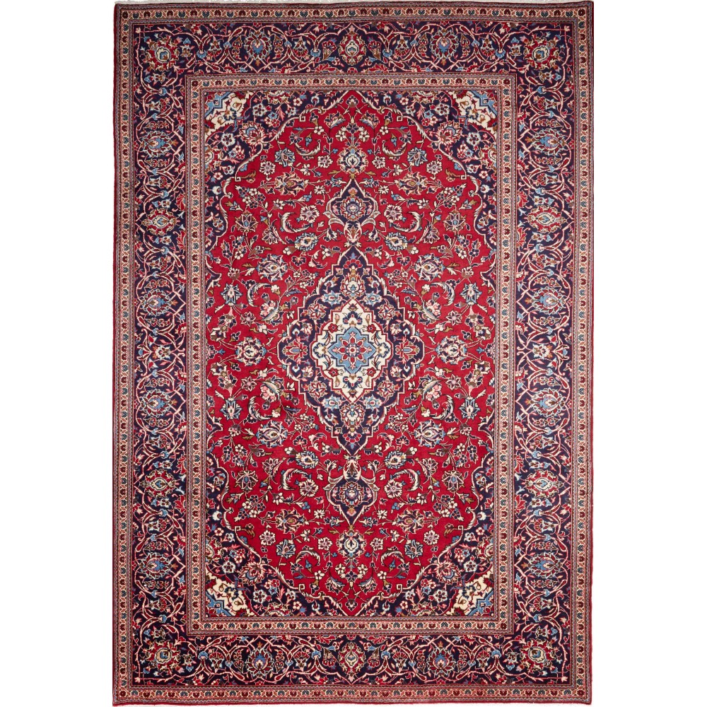 Tappeto Ardakan Persia marrone bianco 247x363