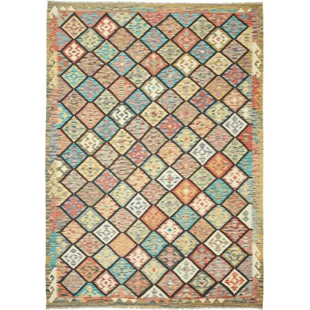 Tappeto Kilim Afghanistan marrone 208x289