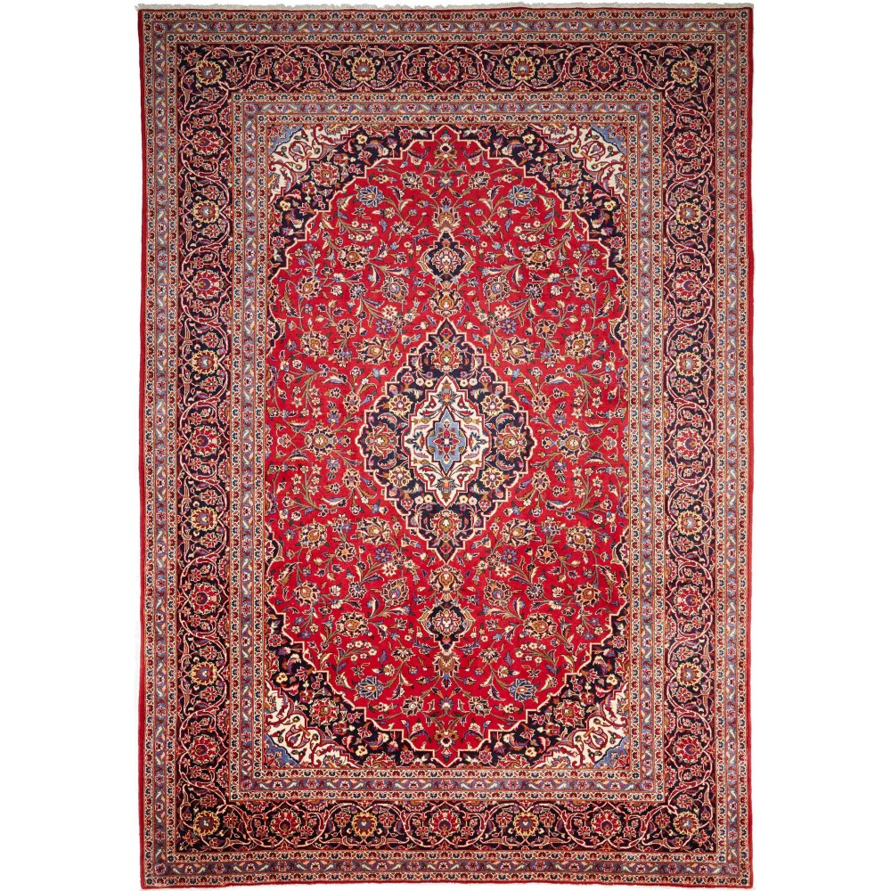 Tappeto Ardakan Persia marrone giallo 245x354