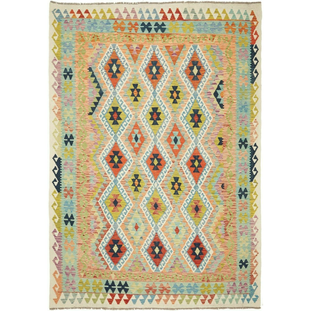 Tappeto Kilim Afghanistan marrone 210x298