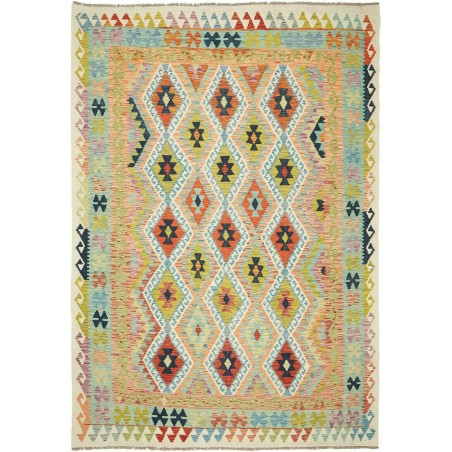Tappeto Kilim Afghanistan marrone 210x298