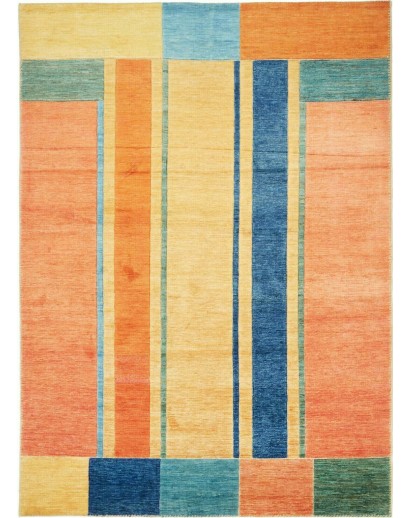 Tappeto Barjesta Pakistan marrone grigio 171x236