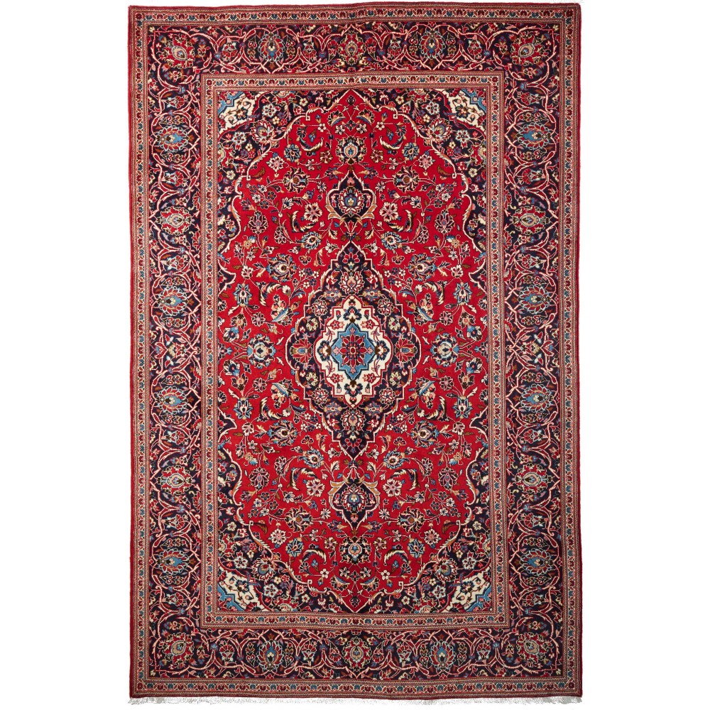 Tappeto Ardakan Persia marrone giallo 196x303