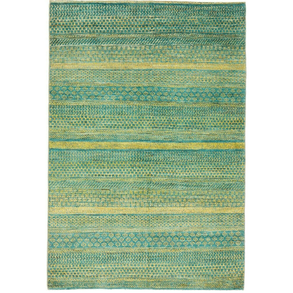 Tappeto Royal Gabbeh Pakistan verde 80x121 Tappeto Royal Gabbeh Pakistan verde 80x121