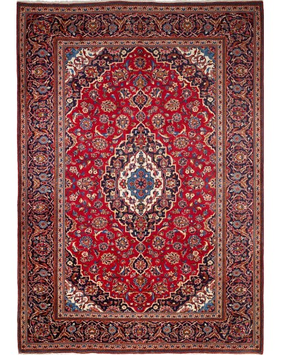 Tappeto Ardakan Persia marrone blu 242x345