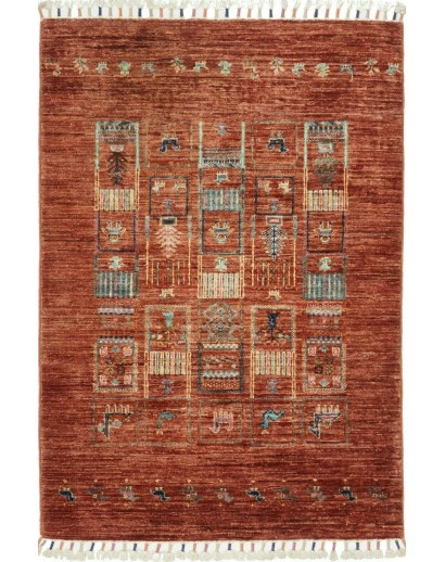 Tappeto Siva Pakistan marrone 80x118