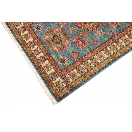 Tappeto Kazak Fine Pakistan bianco grigio 89x125