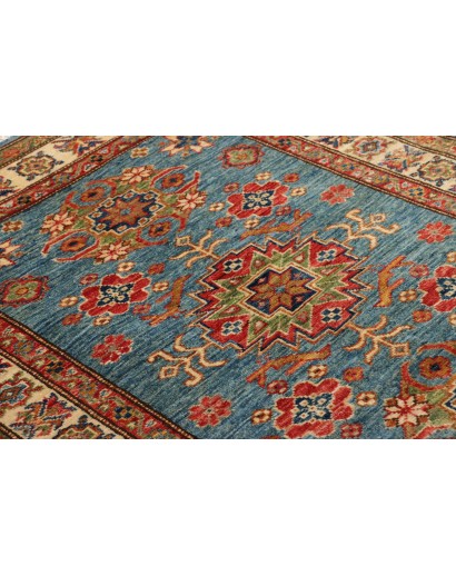 Tappeto Kazak Fine Pakistan bianco grigio 89x125