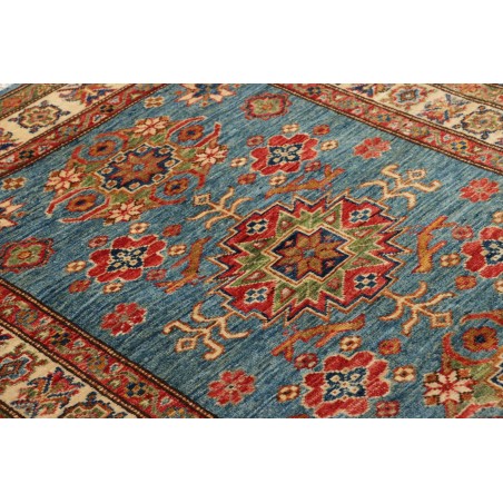 Tappeto Kazak Fine Pakistan bianco grigio 89x125