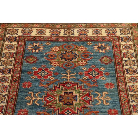 Tappeto Kazak Fine Pakistan bianco grigio 89x125