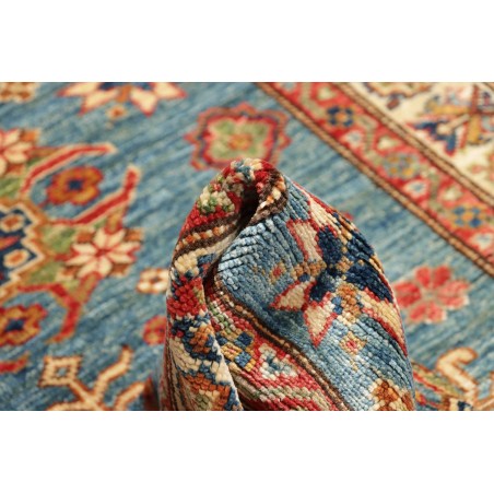 Tappeto Kazak Fine Pakistan bianco grigio 89x125