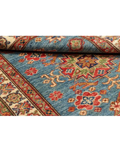 Tappeto Kazak Fine Pakistan bianco grigio 89x125