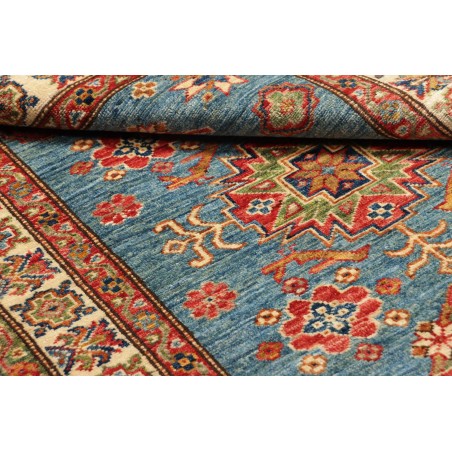 Tappeto Kazak Fine Pakistan bianco grigio 89x125