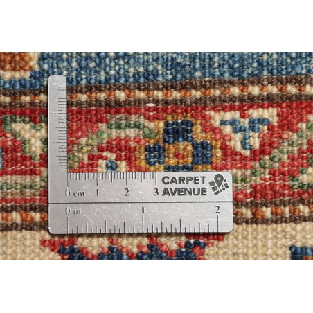 Tappeto Kazak Fine Pakistan bianco grigio 89x125