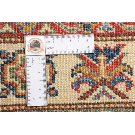 Tappeto Kazak Fine Pakistan bianco grigio 89x125