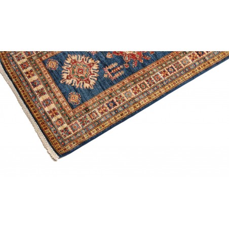 Tappeto Kazak Fine Pakistan azzurro arancione 83x386