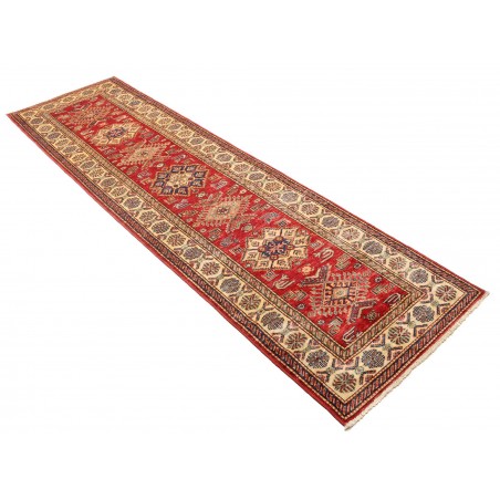 Tappeto Kazak Fine Pakistan rosso grigio 80x290