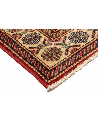 Tappeto Kazak Fine Pakistan rosso grigio 80x290