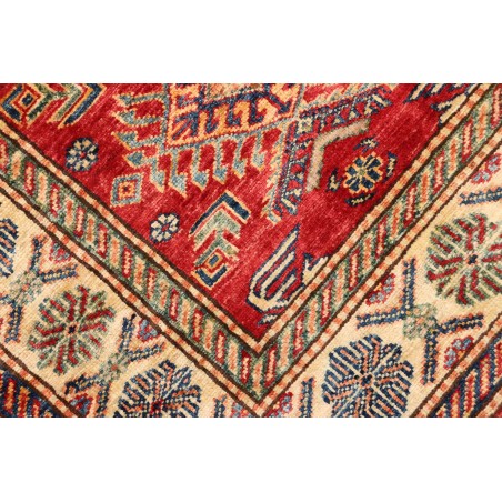 Tappeto Kazak Fine Pakistan rosso grigio 80x290