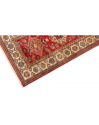 Tappeto Kazak Fine Pakistan rosso grigio 80x290