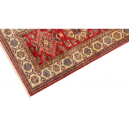 Tappeto Kazak Fine Pakistan rosso grigio 80x290