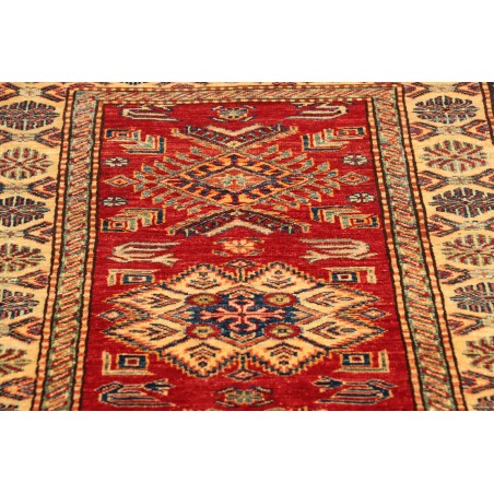 Tappeto Kazak Fine Pakistan rosso grigio 80x290